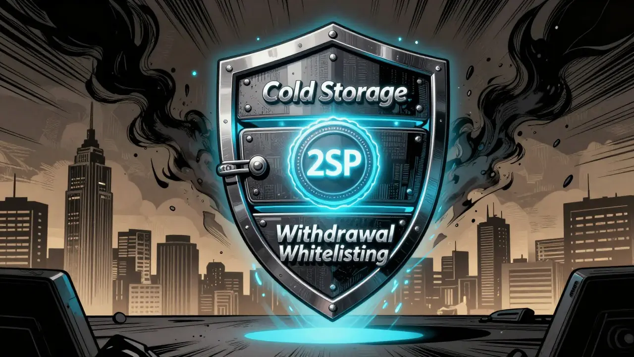 Three-layered security shield with BSP license protecting digital assets, against hacking attempts.