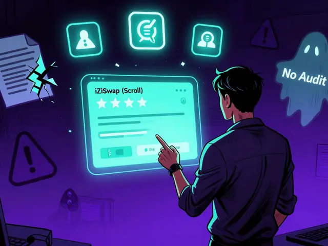 iZiSwap (Scroll) Crypto Exchange Review: Zero Fees, No Reviews, and Big Risks