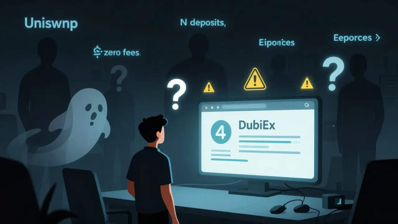 DubiEx Crypto Exchange Review: Zero Fees, No Deposits, But Is It Safe?
