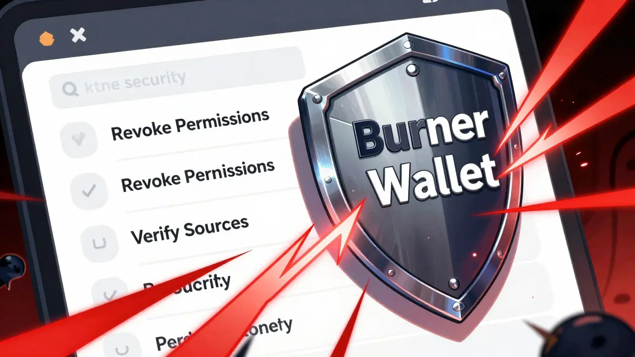 Digital wallet shield protecting against malicious contract approval lightning bolts