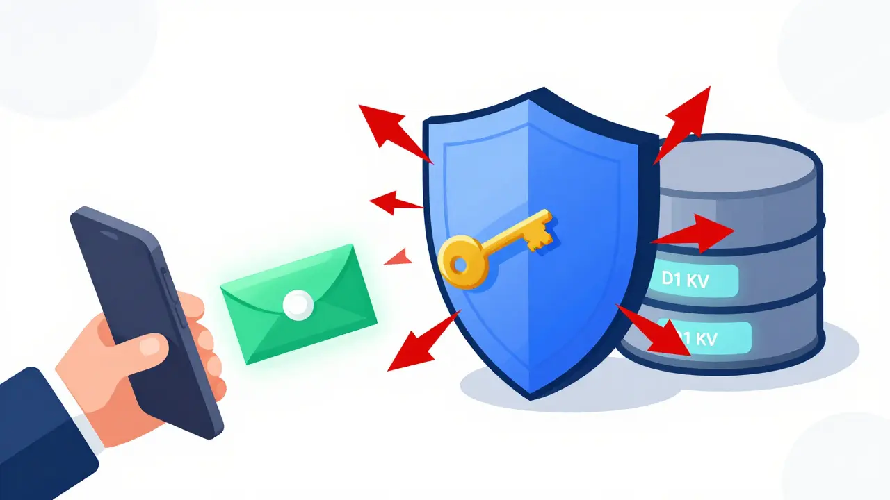Secure payment flow with worker shield verifying webhooks against attacks
