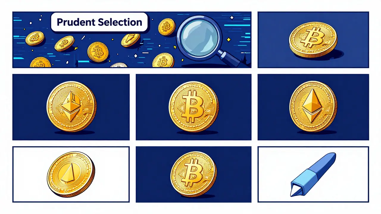 Curated crypto coins protected from risky meme tokens