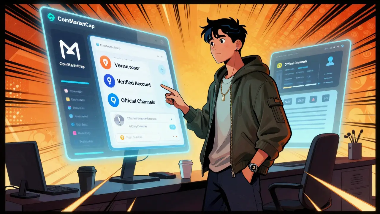 Graphic novel character preparing for future crypto campaigns at digital desk