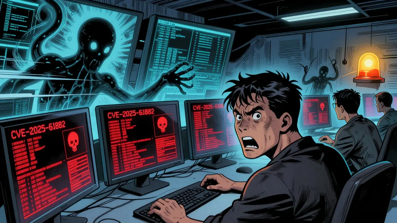 Security analyst panics as red error codes flood monitors