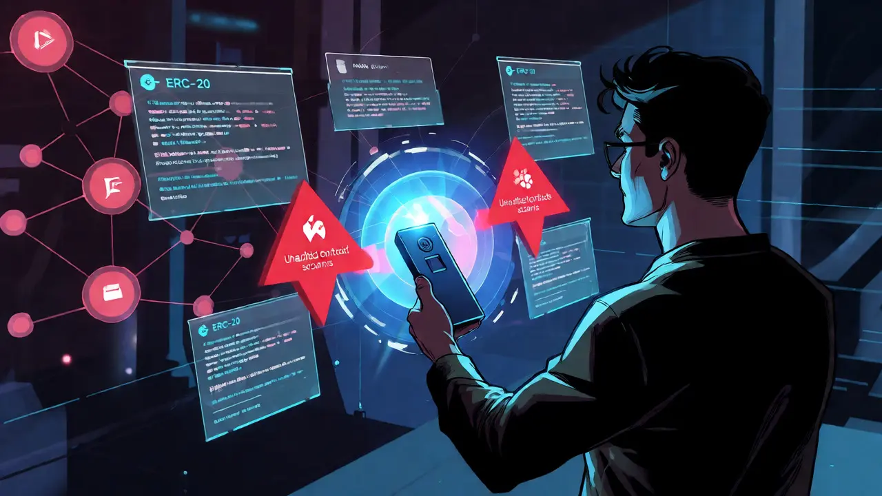 User securing digital assets with a hardware wallet shield