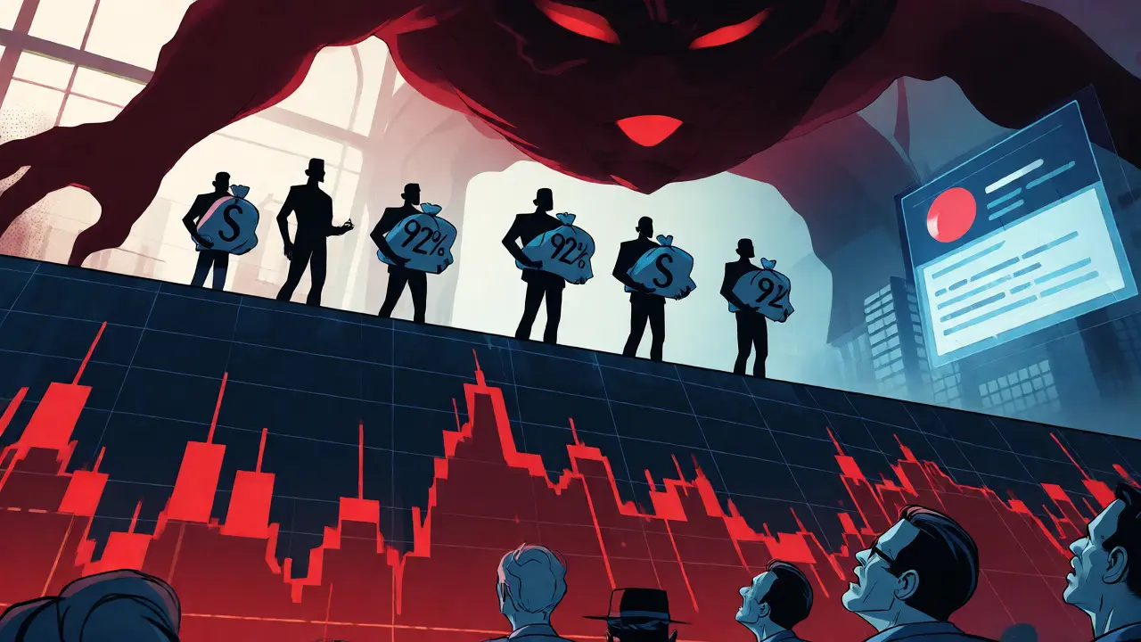 Whales controlling supply overshadowing volatile market crash
